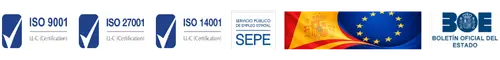 Certificaciones ISO, SEPE, UE y BOE